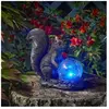 Décoration lumineuse - SMARDTV - Ecureuil et Globe Craquelé - LED chan...