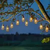 Guirlande solaire Anglia 365 - SMART GARDEN - 10 lampions ampoule leds vintage - Blanc - Extérieur