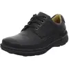 Clarks Nature Three Homme Derbys Derby, Noir Black Leather,40 EU