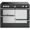 Stoves Sterling DX S1100 Ei zwart inductie fornuis met 5 zones / zones...