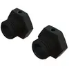 ARRMA ARA311067 Lot de 2 roues Hex en aluminium Noir 17 mm 14,6 mm