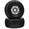 ARRMA Dboots 'fortress' Tyre Set Glued Gun Metal (pair)