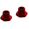 Arrma Jante en aluminium Hex 17 mm 14,6 mm d'épaisseur Rouge (2)