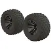 Dboots 'fortress Mt' Tire Set Glued Gun Metal (2) - Arrma