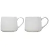 Mikasa Farmhouse Lot de 2 tasses en grès avec message d'amour pour thé...