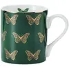 Mok, Beker, 0.28 L, Vlinders, Groen, Porselein - Mikasa