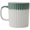 Mikasa mok van gestructureerd steengoed | 410 ml | Groen
