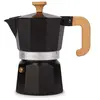 LA CAFETIERE Venise Cafetière à expresso 3 tasses en aluminium Noir