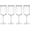 Mikasa Sorrento 4-delige kristallen witte wijnglazen set, 400ml