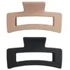 REVOLUTION Rectangle Matte Clip Nude/Black Haarspelden