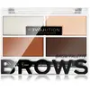 Makeup Revolution - Brow Palette - Wenkbrauw palette - Medium bruin - ...