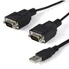 StarTech.com Câble adaptateur FTDI USB vers série RS232 2 ports avec m...