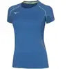 T-shirt femme premium Mizuno JPN Bleu XS