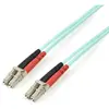 StarTech.com 3m LC Fiber Optic Cable - 10 Gb Aqua - MM Duplex 50/125 -...