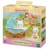 Sylvanian Families Bébés jumeaux et poussette en chocolat
