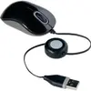 Targus Souris optique USB avec cordon rétractable Noir/Gris