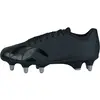 Canterbury Stampede Groundbreak Pro SG Bottes de rugby EU 43, Noir argenté métallisé., 43 EU