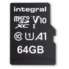 INTEGRAL MEMORY Micro SDXC 64GB Haute Vitesse 100MB/s de vitesse de transfert