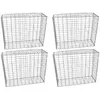 Schanskorf muur - Set: 4 - Afmetingen: 100x30x95 cm - Gabion schanskorven tuin