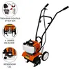Motoculteur T-Mech - Motobineuse 52cc 3CV 1650W 1.2L Essence 9000 t/mi...