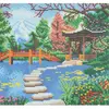 Merkloos / Sans marque Crystal Art Card Tuinen Van Fuji