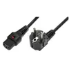 MicroConnect EL182S Câble d'alimentation Noir 2 m Mâle/Femelle