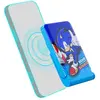Lazerbuilt Sonic the Hedgehog - Let's Roll - draadloze magnetische powerbank - inklapbare telefoonstandaard - 5000mAh - USB-C