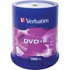 Verbatim - 100 x DVD+R - 4.7 Go 16x - argent mat - spindle