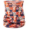 SEALSKINZ Harpley Cache-cou en microfibre hydrofuge, Crème/bleu marine/orange/rose, taille unique