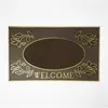 Homescapes antislipdeurmat  Welcome  45 x 75 cm, goudbruin