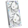 NZXT F240X Performance RGB Whit (120 mm), Ventilateur PC, Blanc