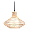 PRIVATEFLOOR Plafonnier Amazona Design Boho Bali - Bambou Bois Naturel