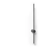 PRIVATEFLOOR Applique Murale Led Style Moderne, Aluminium, 80cm - Grobe Noir