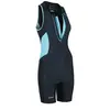 Combinaison de Triathlon Femme Zone3 Activate - Noir/Turquoise - XS