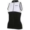 Combinaison trifonction sans manches long distance femme Zone3 Lava - black/green - M