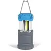 Lanterne pliable - KAMPA - Flare - Piles - Gris et bleu