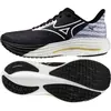 Mizuno, Unisexe, Chaussures de course à pied, WAVE RIDER 29 (44), Noir
