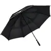 Mizuno Tour-25 Twin Canopy 64 Inch Golfparaplu - Zwart