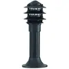 Outdoor Posts - Borne d'extérieur à 1 lumière sur piédestal noir IP44,...