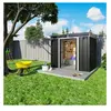 Abri de jardin métal gris Yardmaster 3,30 m² + kit d'ancrage