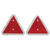Kit de 2 catadioptres rectangle rouge 160mm à visser UNIVERSEL TOR4551