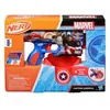 Nerf Marvel Captain America, blaster à fléchettes, 10 fléchettes Nerf Elite, holster