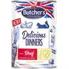 Butcher's Delicious Dinners 24 x 400 g pour chat - boeuf