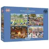 Gibsons - Village Celebrations (door Trevor Mitchell) - 4×500 stukjes ...