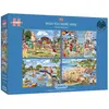 Gibsons 4 Puzzles - Wish You Were Here G5059