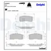 DELPHI Plaquettes de frein X4 (Ref: LP3878)