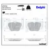 Remblokkenset schijfrem LP3722 Delphi