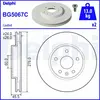 Remschijf BG5067C Delphi