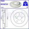 Remschijf BG5072C Delphi