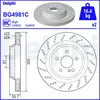 Remschijf BG4981C Delphi